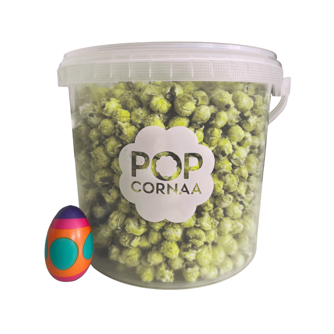 Coco Green Matcha Snack Squadz - 5L Vegan Green Tea Popcorn Bucket