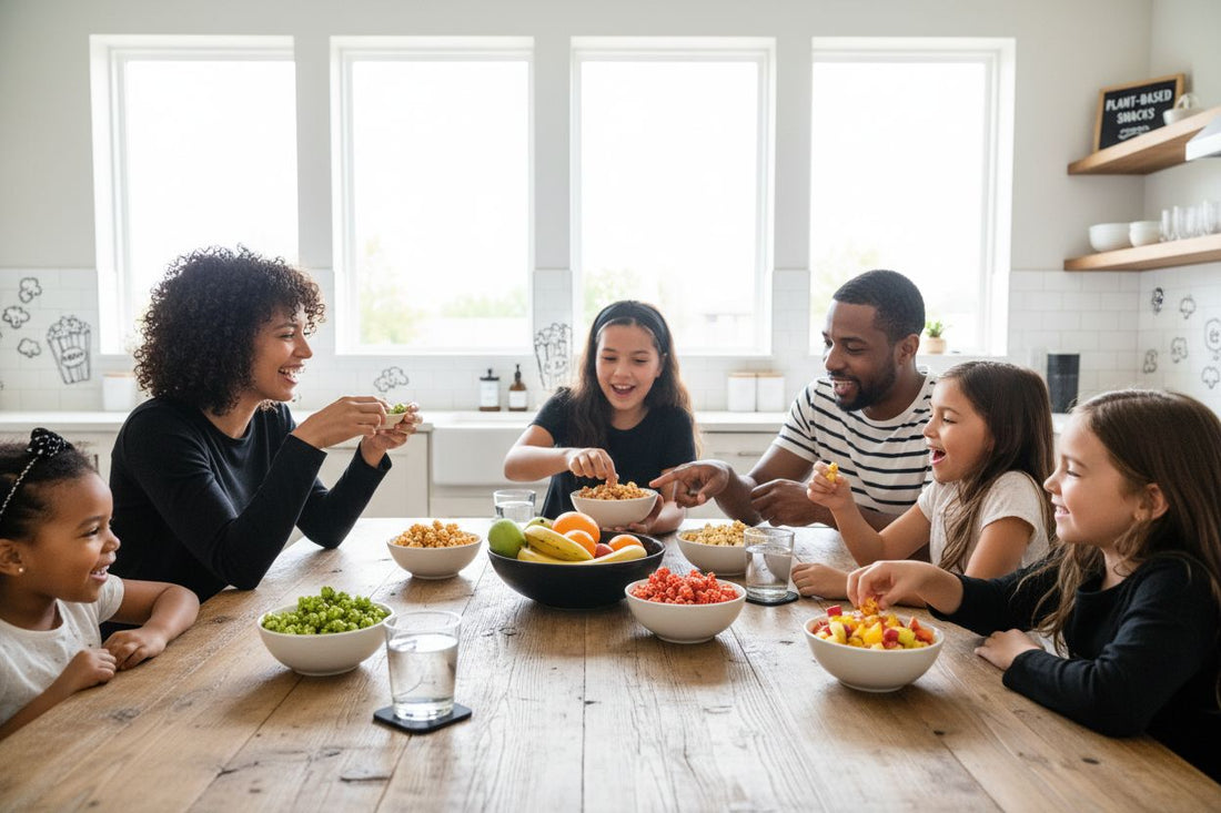 vegan gourmet popcorn tasting