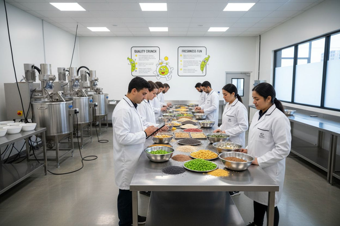 vegan snack production