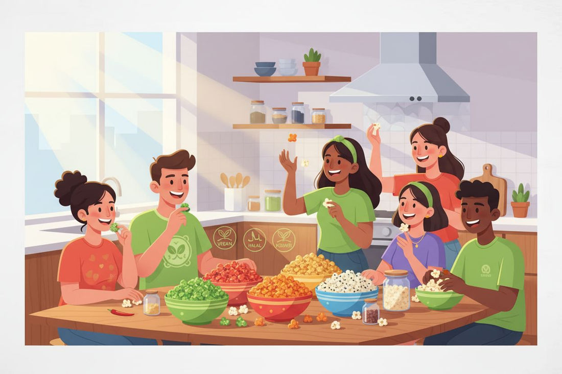 gourmet vegan popcorn