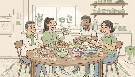 vegan popcorn assortment