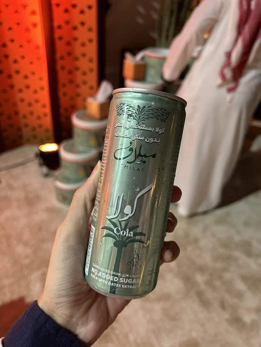 Milaf Cola sugar-free soda made from dates