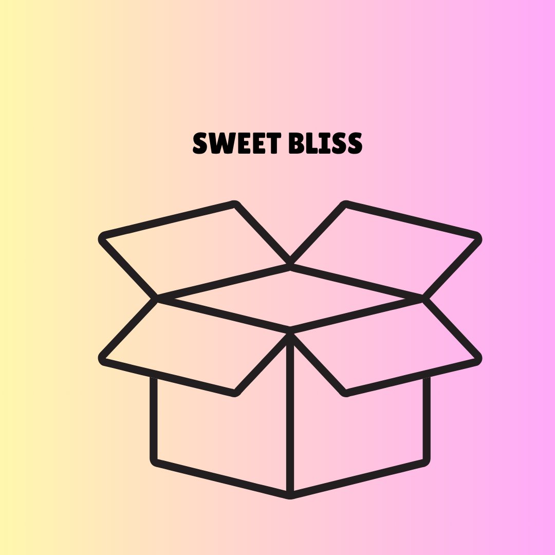 "A delightful trio of handcrafted, plant-based gourmet popcorn in the Popcornaa Sweet Bliss Box, featuring indulgent sweet flavours.