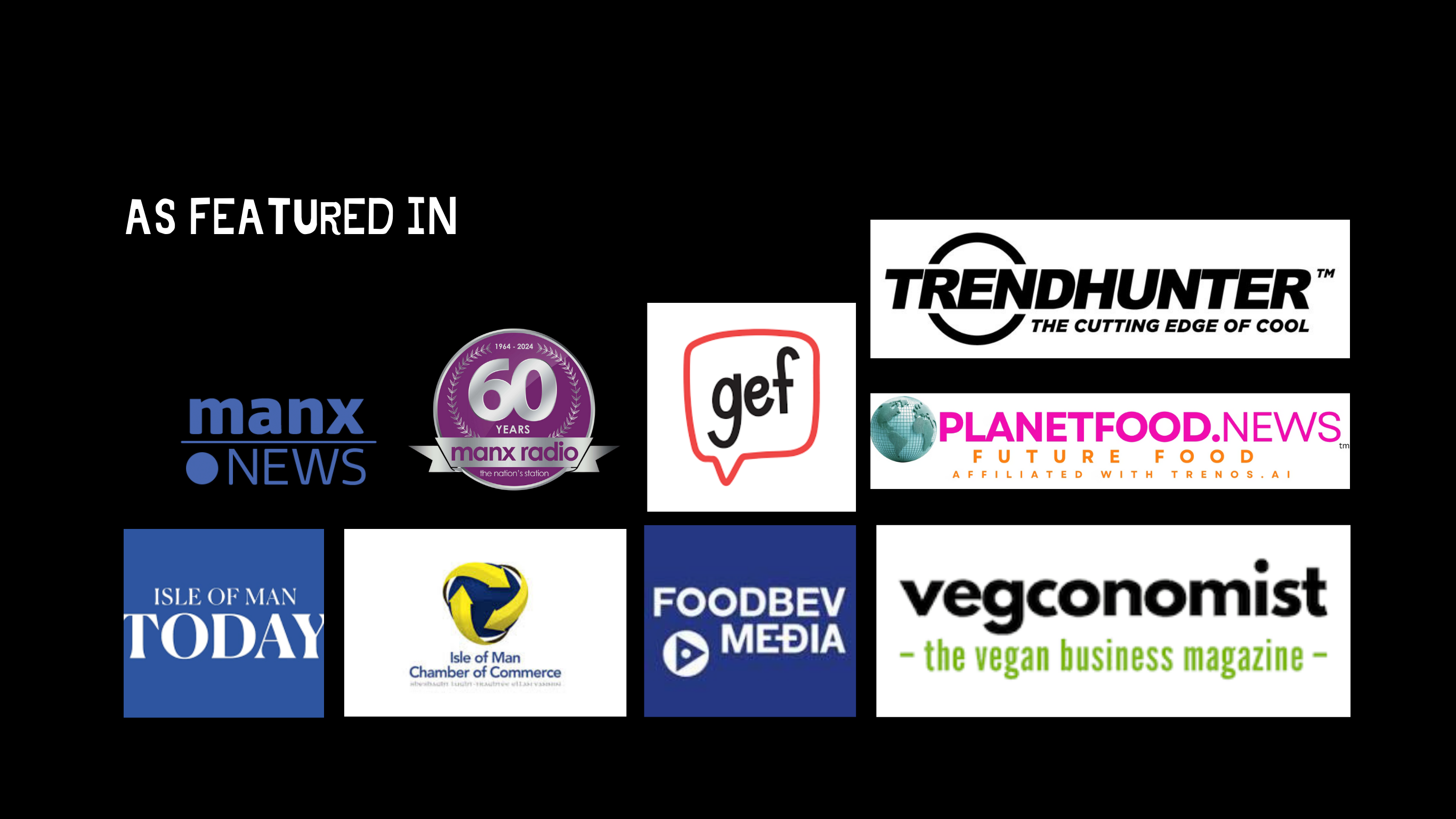 PopCornaa logos of various media outlets on a black background with text 'As Featured In'.